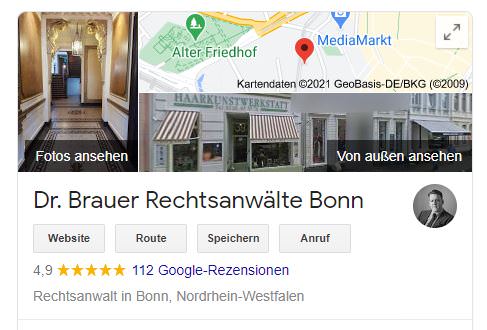 Rezensionen bei Google My Business