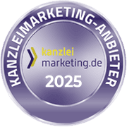 Zertifiziert für Kanzleimarketing - Webdesign und Suchmaschinenmarketing